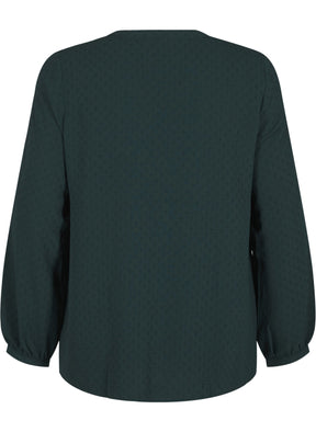 Zizzi Lukka Blouse in Green