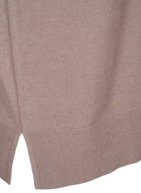 Zizzi Ella Soft Knit Jumper in Taupe