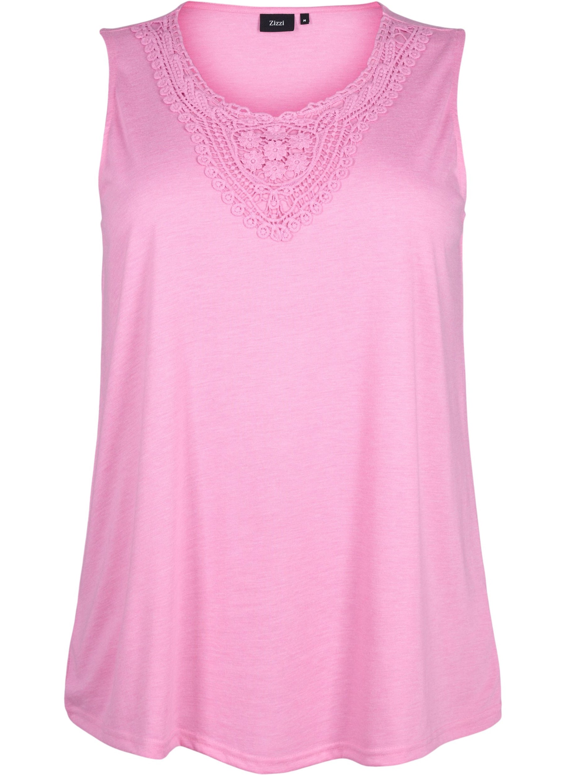 Zizzi Mel Vest in Pink\