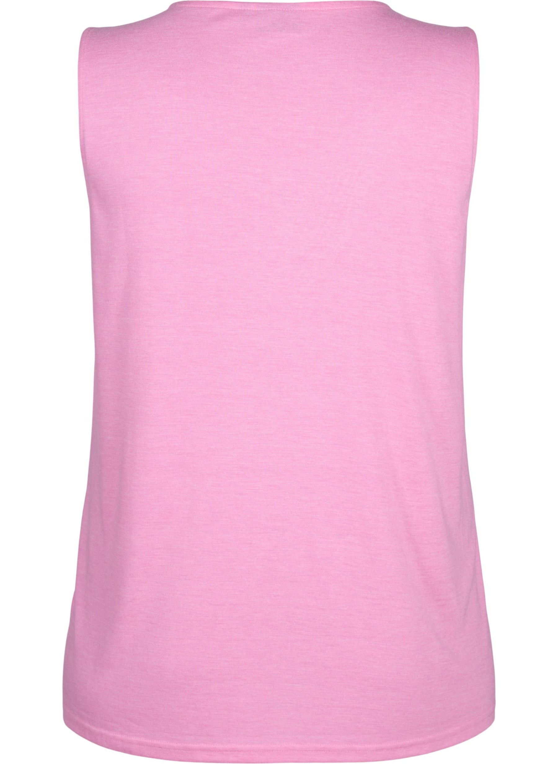 Zizzi Mel Vest in Pink