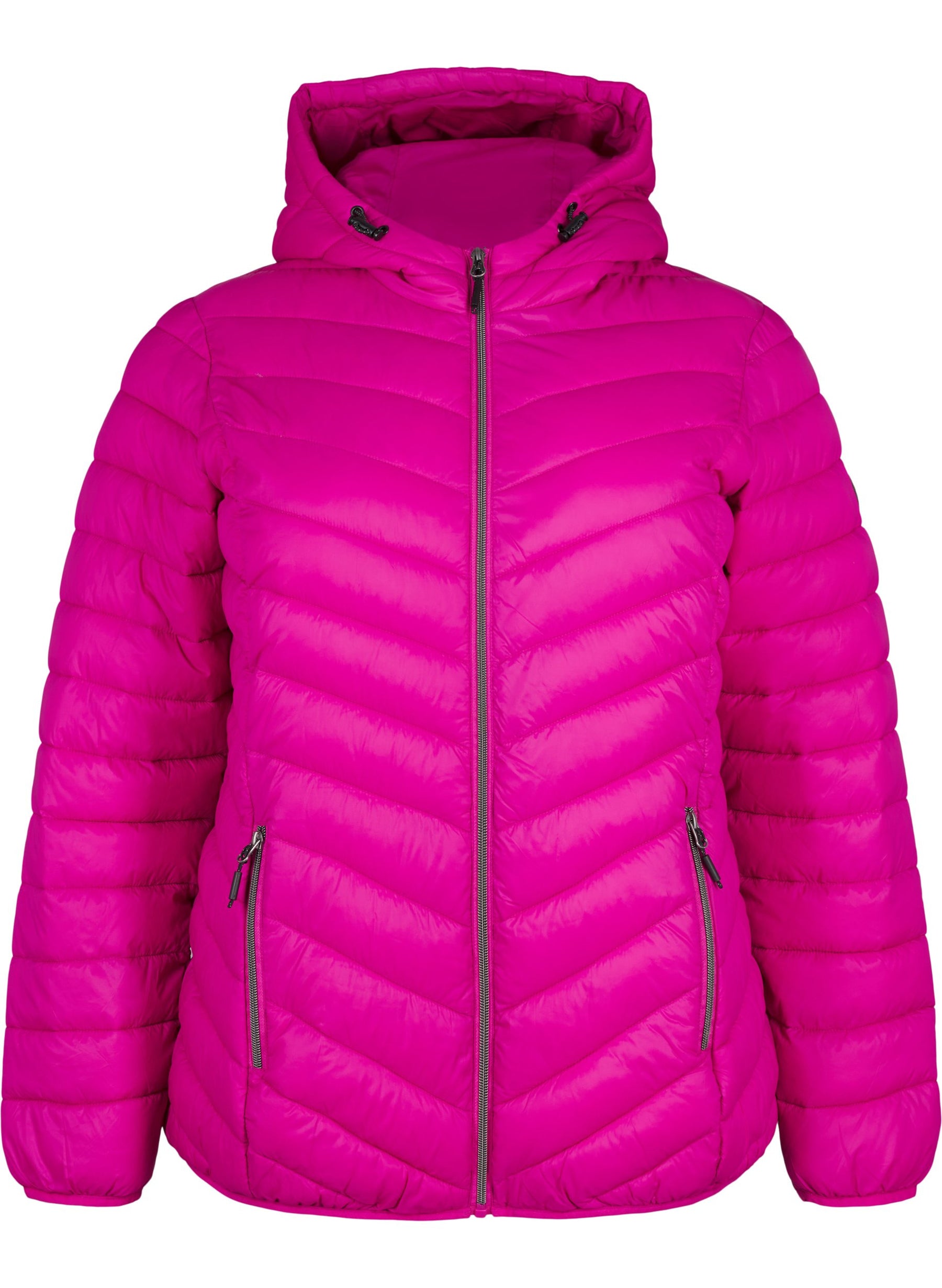 Zizzi Sally Lightweight Jacket in Fuchsia