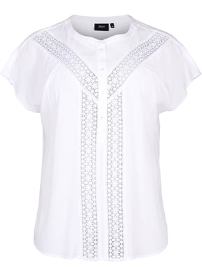 Zizzi Elna Blouse in White