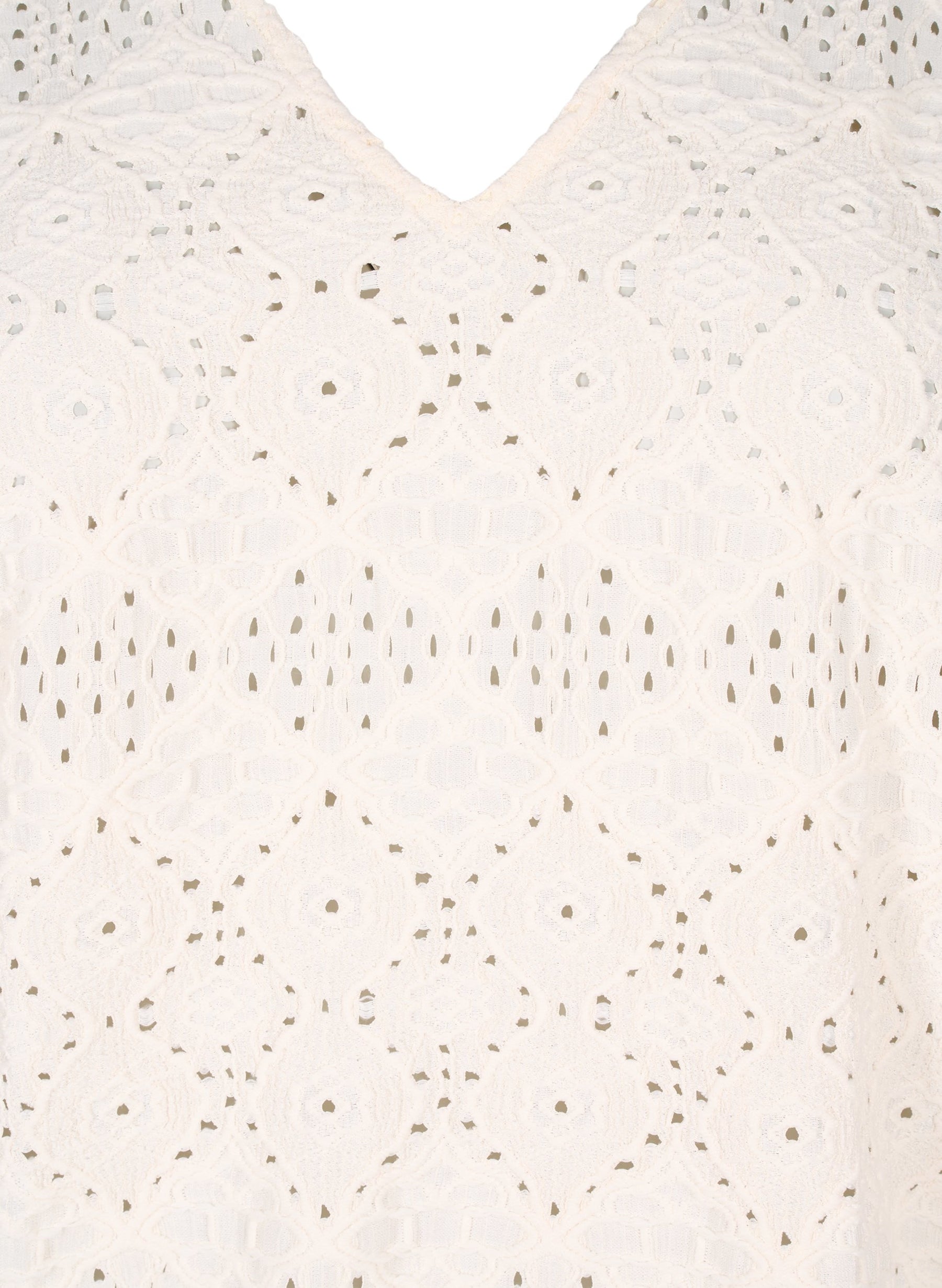 Zizzi Lisa Blouse in Cream