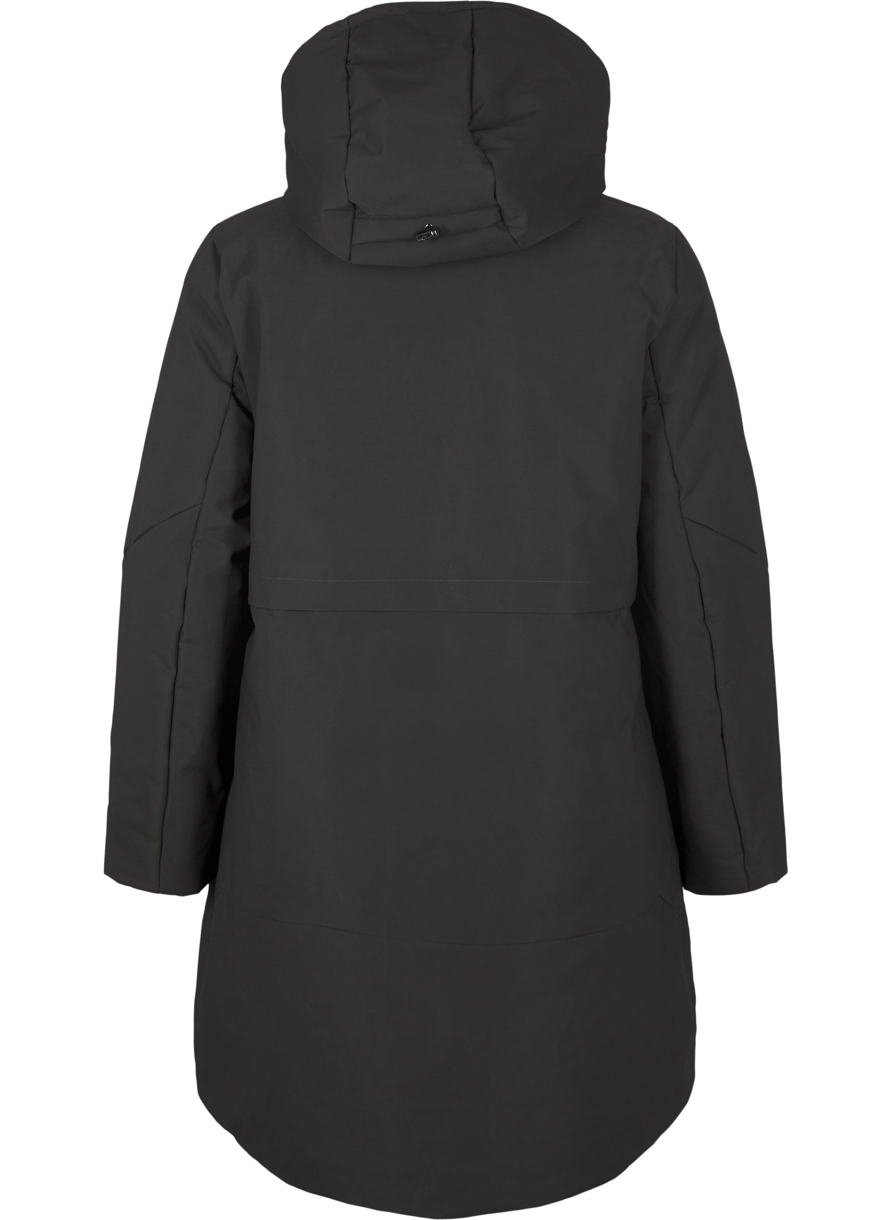 Zizzi Willa Coat in Black