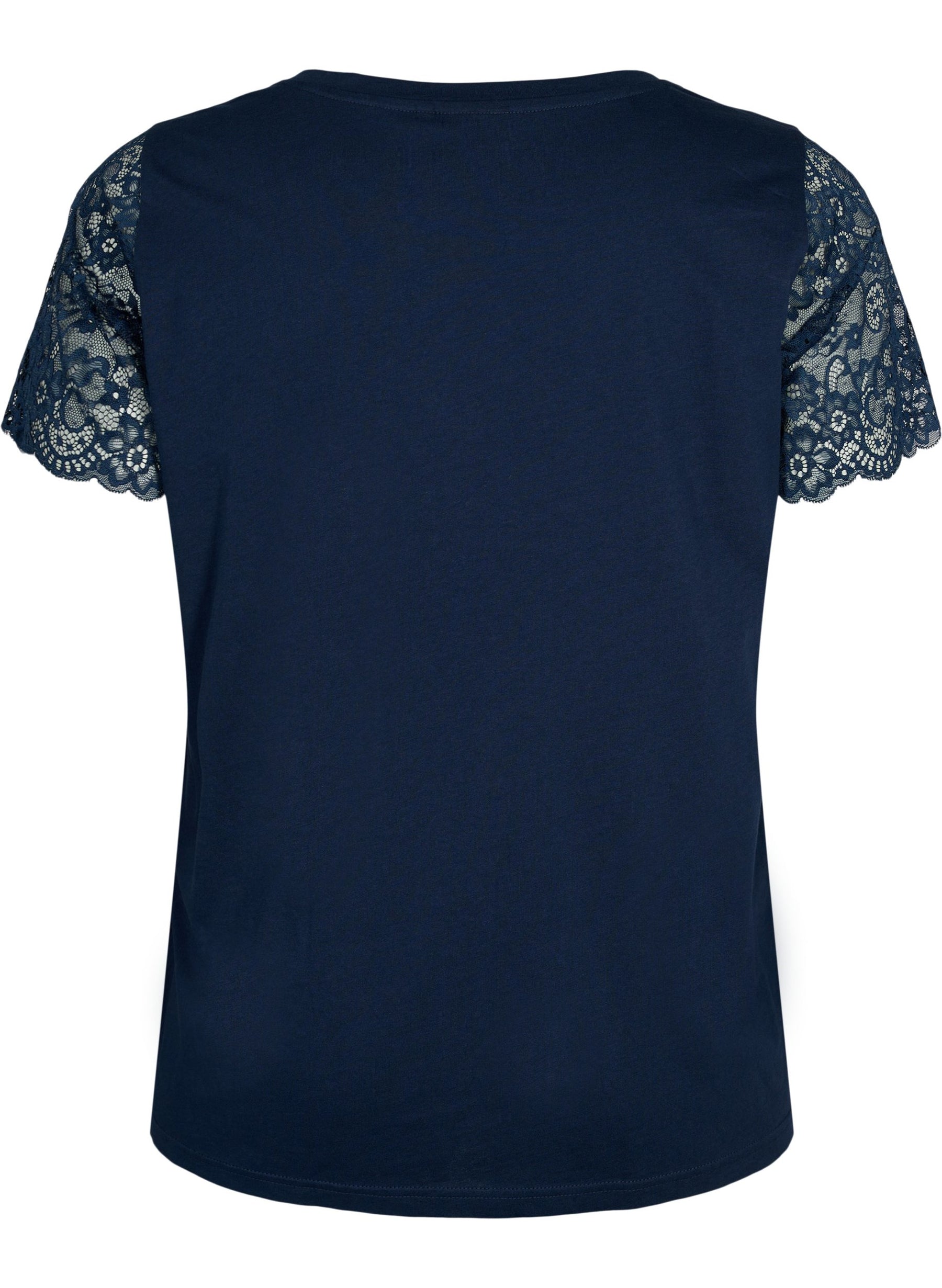 Zizzi Brynn T-Shirt in Navy