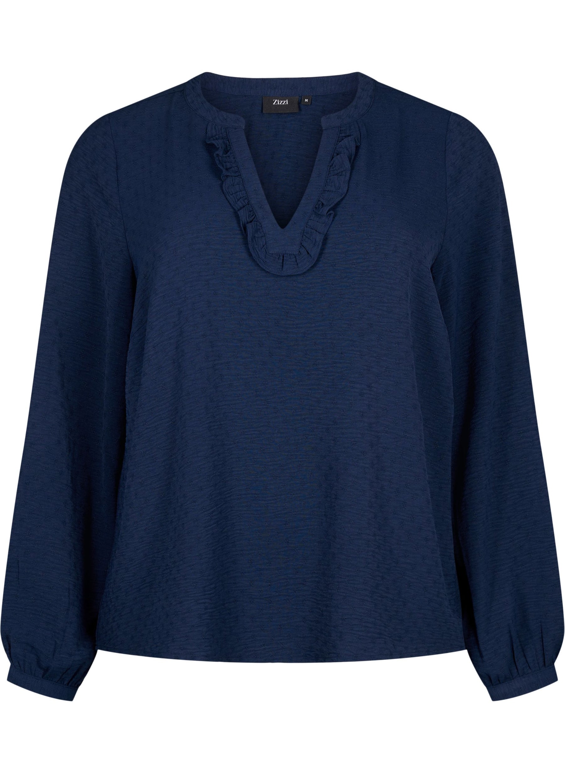 Zizzi Lukka Blouse in Navy