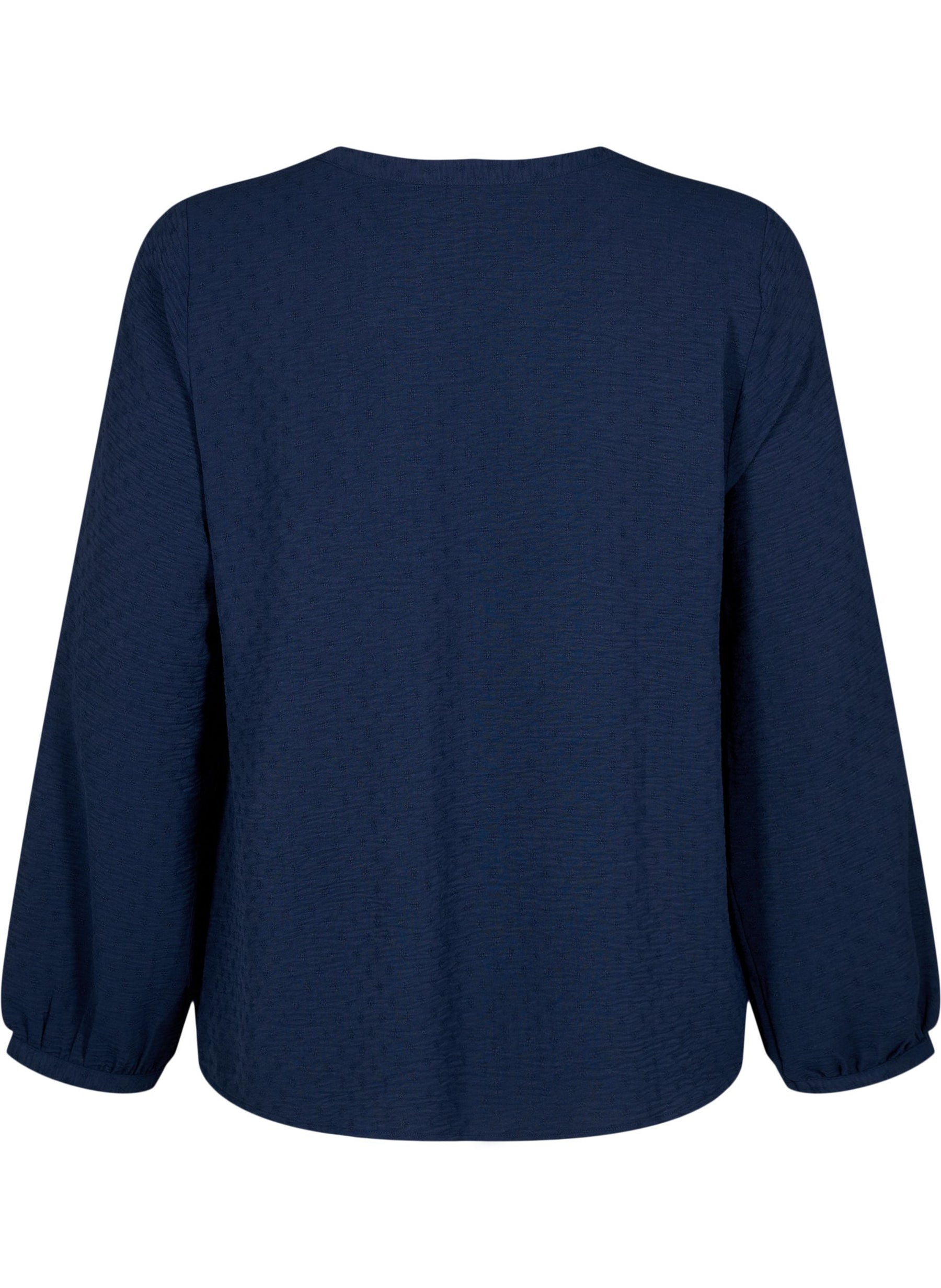 Zizzi Lukka Blouse in Navy