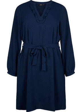 Zizzi Filukka Dress in Navy