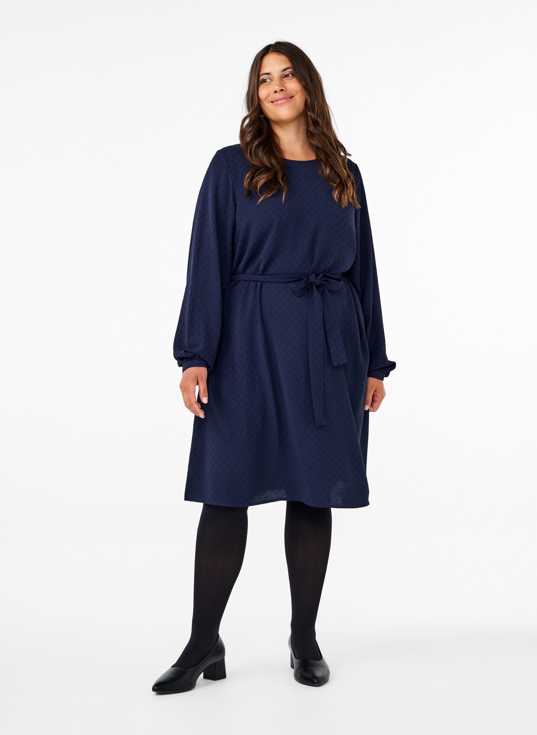 Zizzi Filukka Dress in Navy