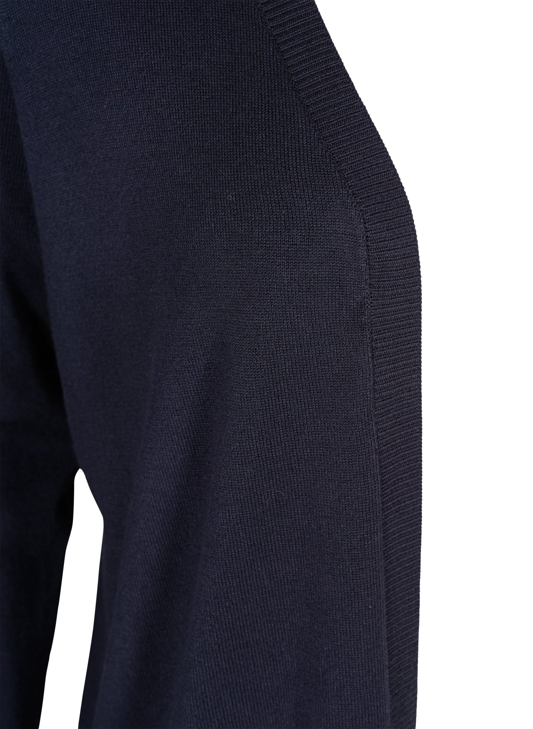 Zizzi Carrie Long Line Cardigan in Navy