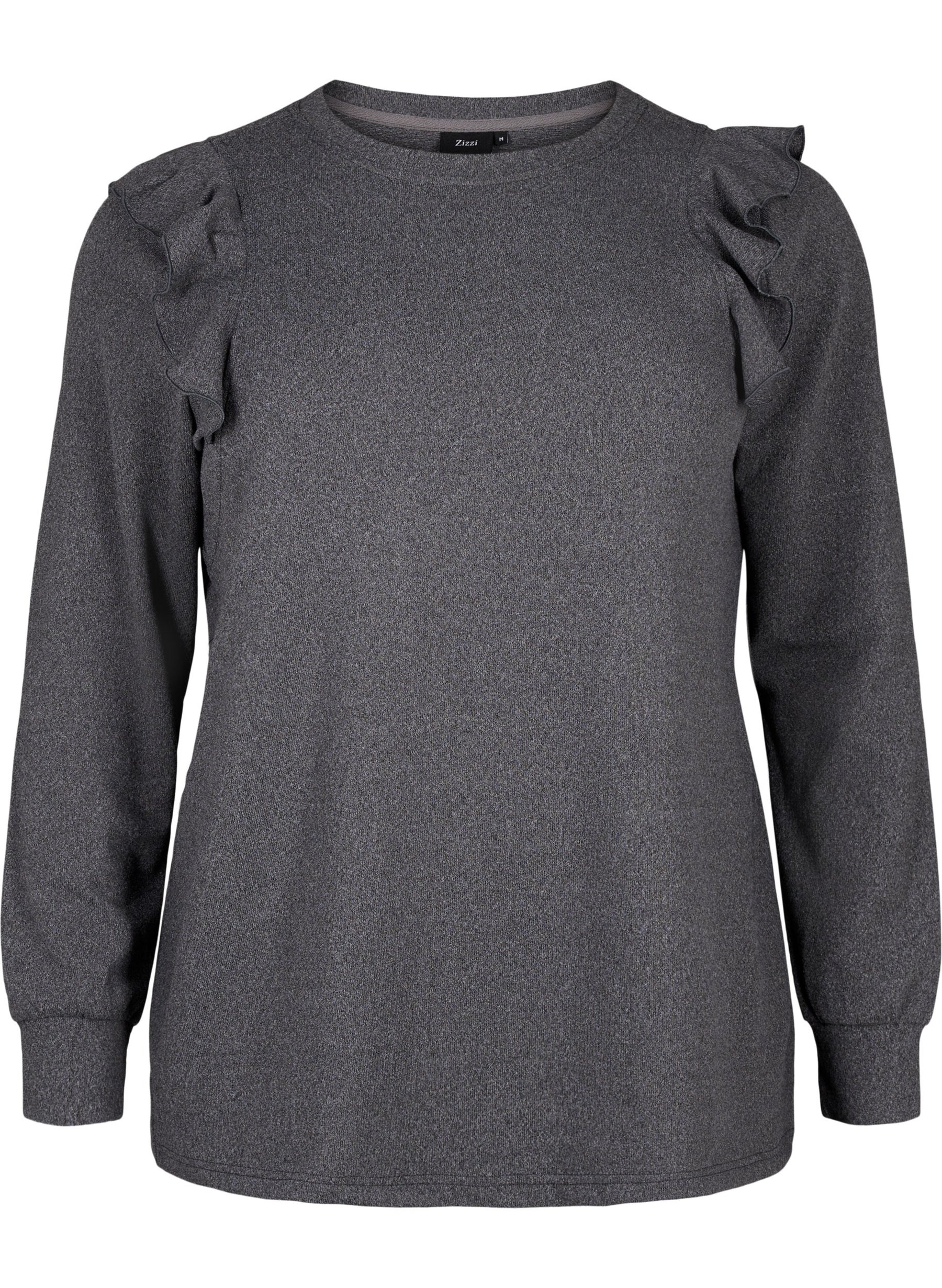 Zizzi Lucca Top in Grey