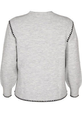 Zizzi Ziggi Jumper in Grey