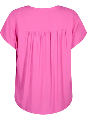 Zizzi Elna Blouse in Pink