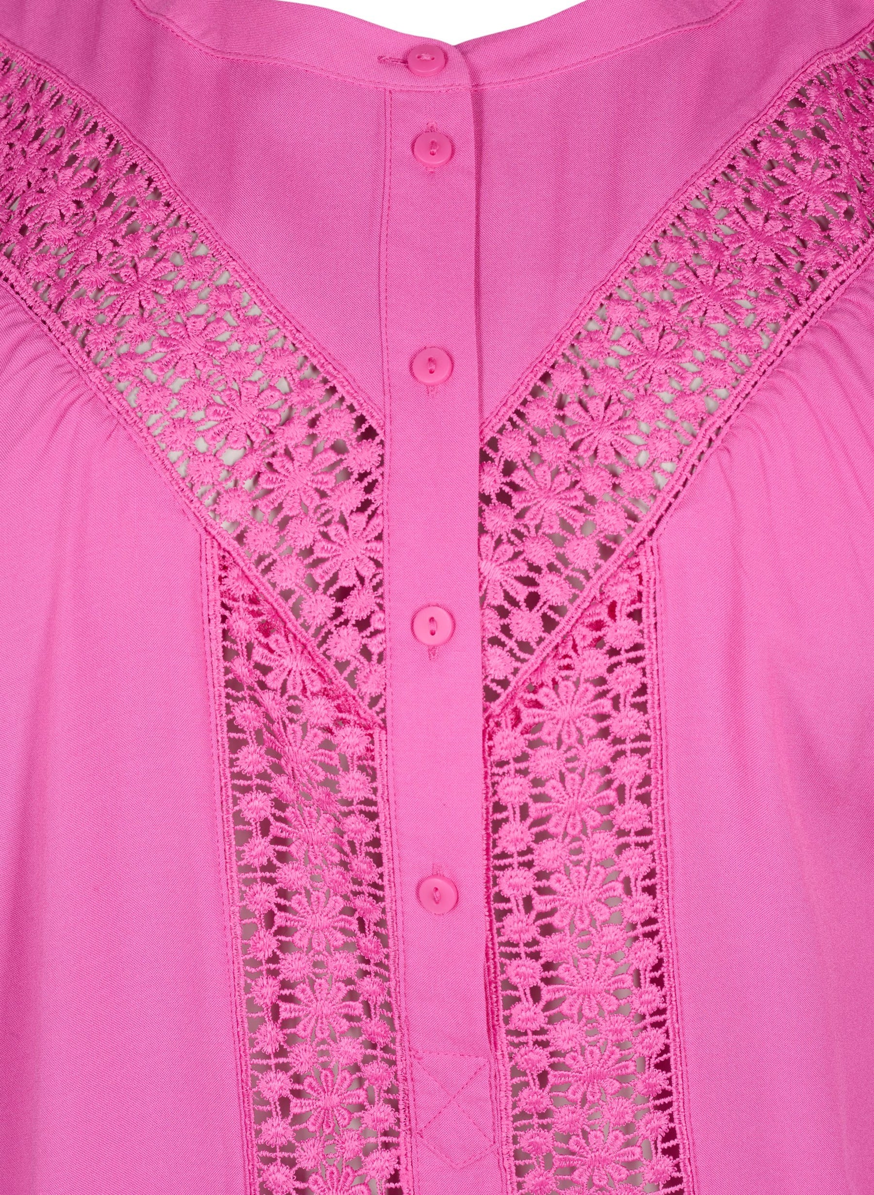 Zizzi Elna Blouse in Pink