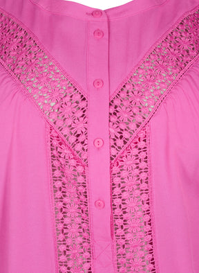 Zizzi Elna Blouse in Pink