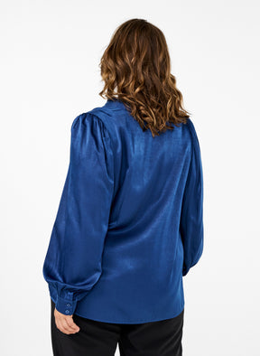 Zizzi Mallica Blouse in Blue