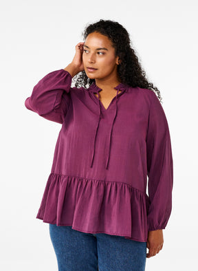 Zizzi Talua Blouse in Purple