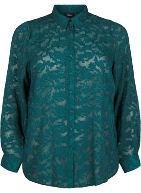 Zizzi Denita Shirt in Green