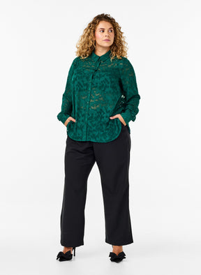 Zizzi Denita Shirt in Green