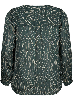 Zizzi Lucy Shirt in Green