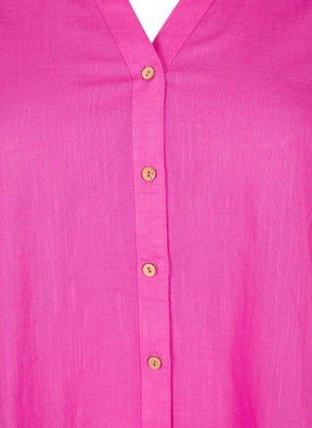 Zizzi Anna Shirt in Pink