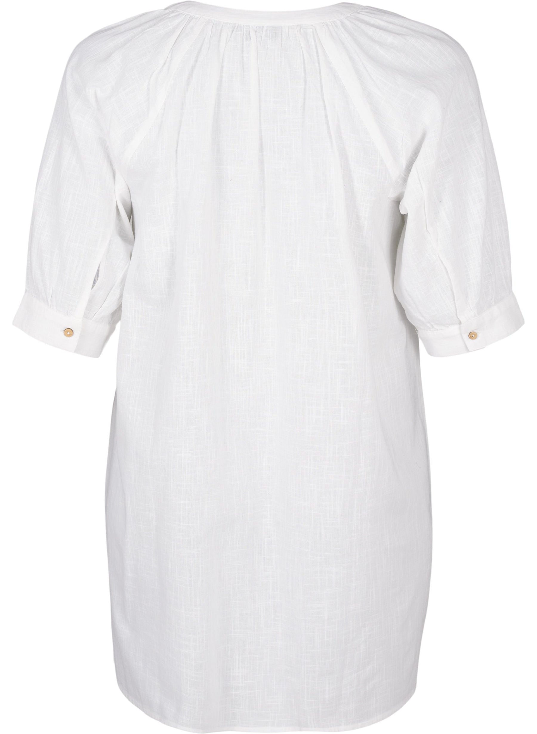 Zizzi Anna Tunic in White