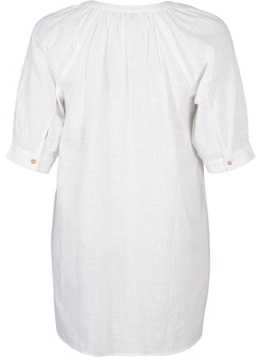 Zizzi Anna Tunic in White