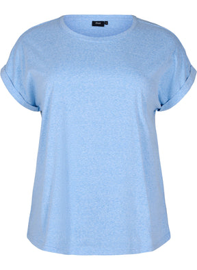 Zizzi Ava T-Shirt in Blue