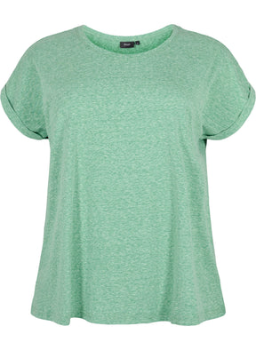 Zizzi Ava T-Shirt in Green