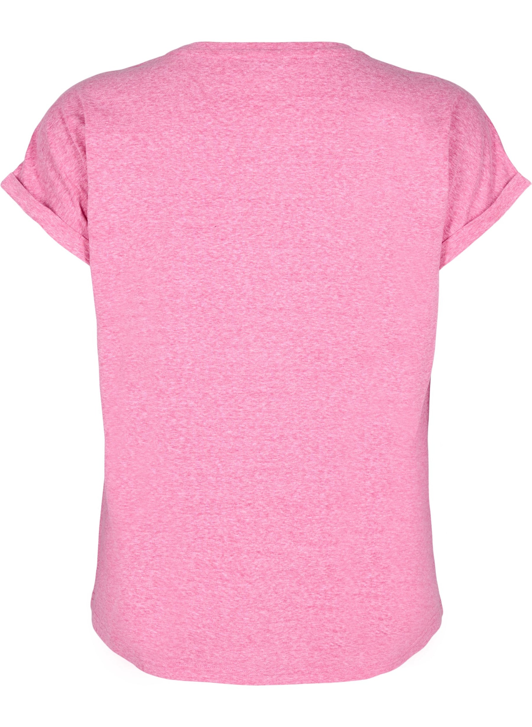 Zizzi Ava T-Shirt in Pink