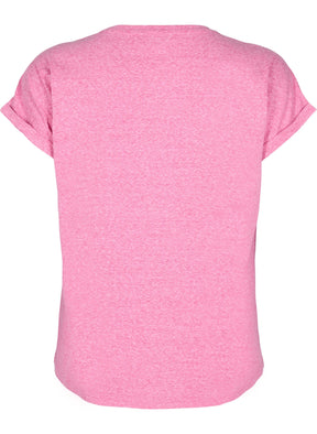 Zizzi Ava T-Shirt in Pink