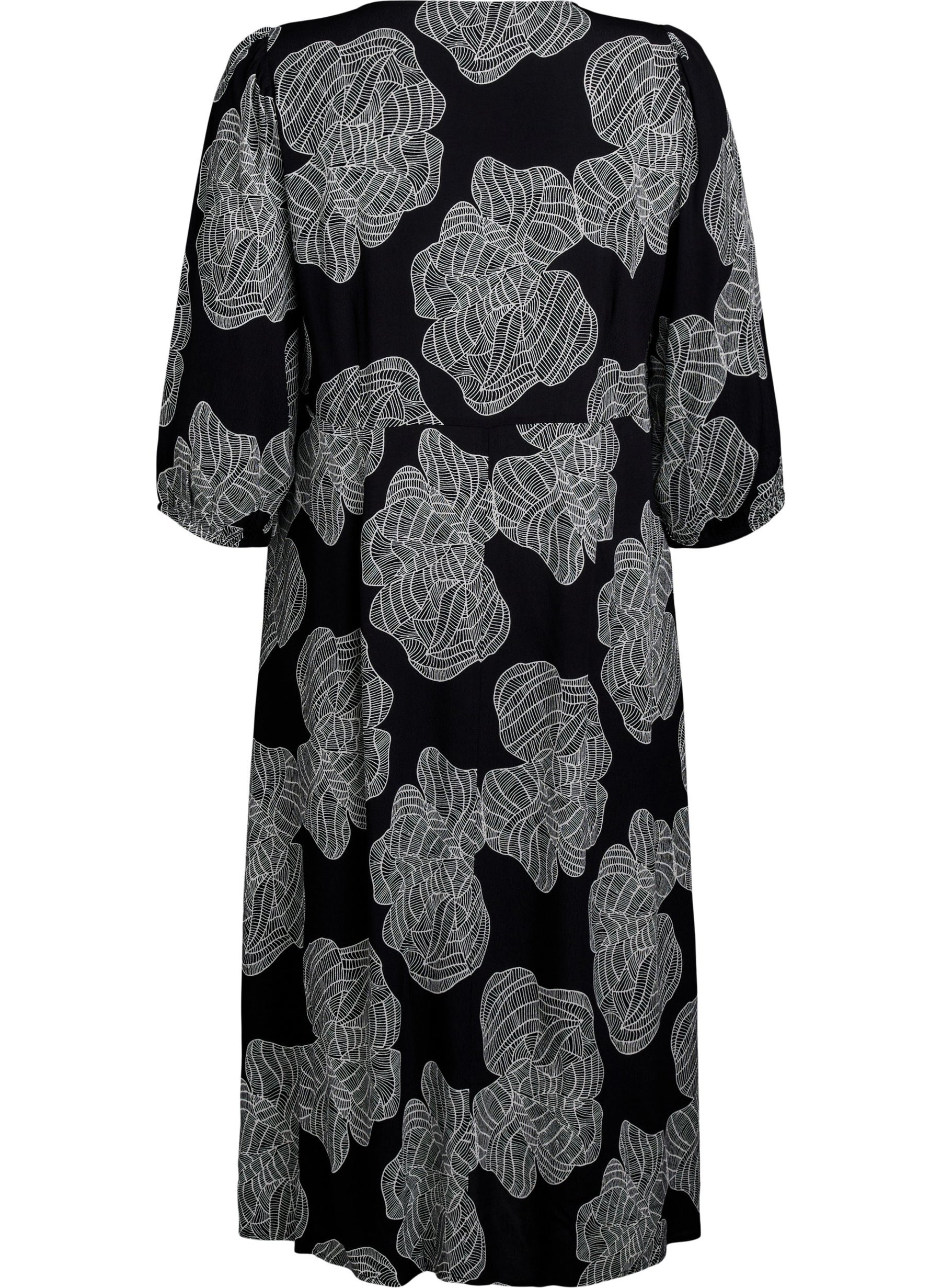 Zizzi Bella Dress in Black