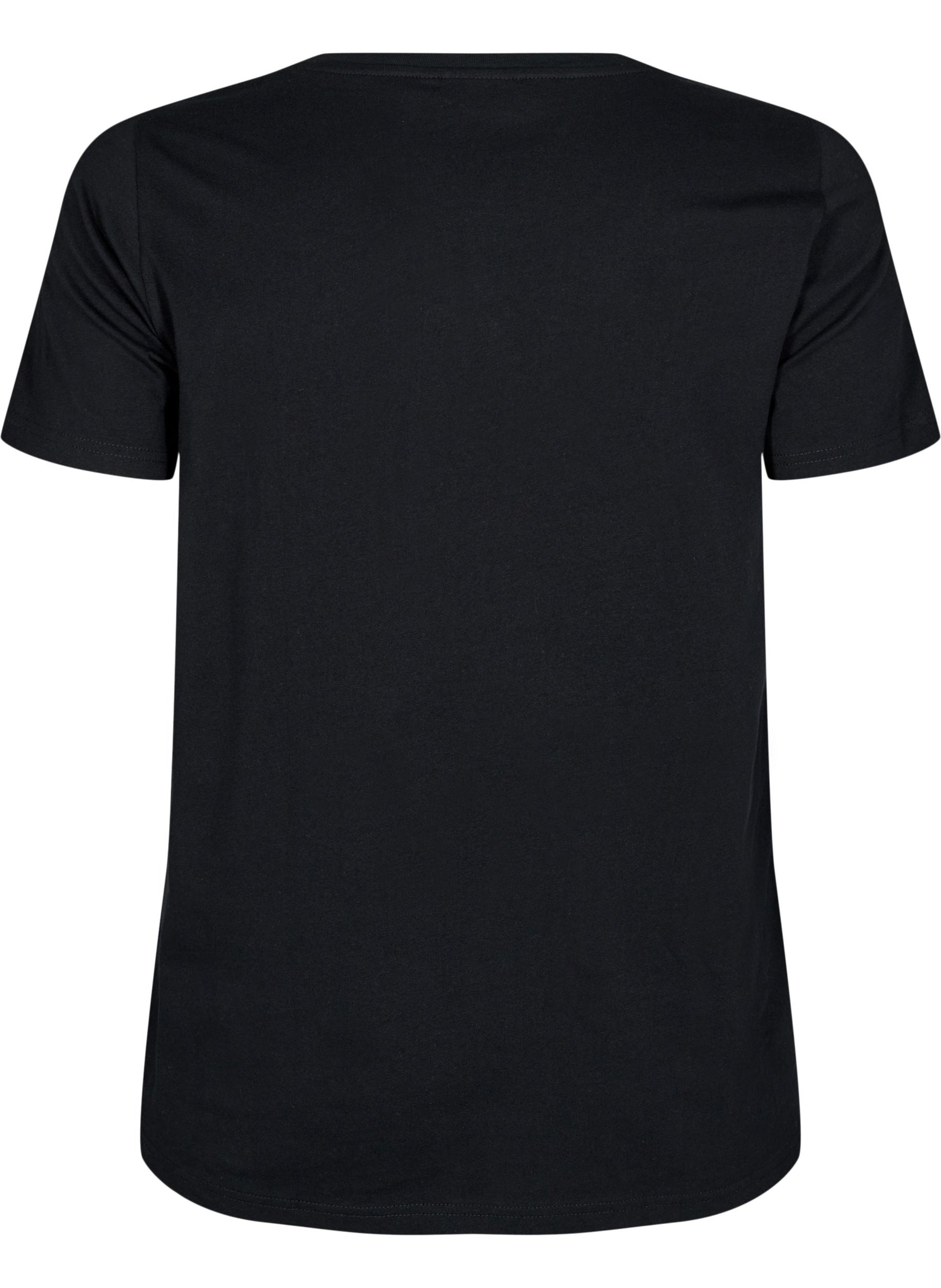 Zizzi Elin T-Shirt in Black