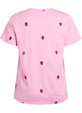 Zizzi Elin T-Shirt in Pink