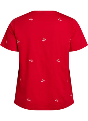 Zizzi Elin T-Shirt in Red