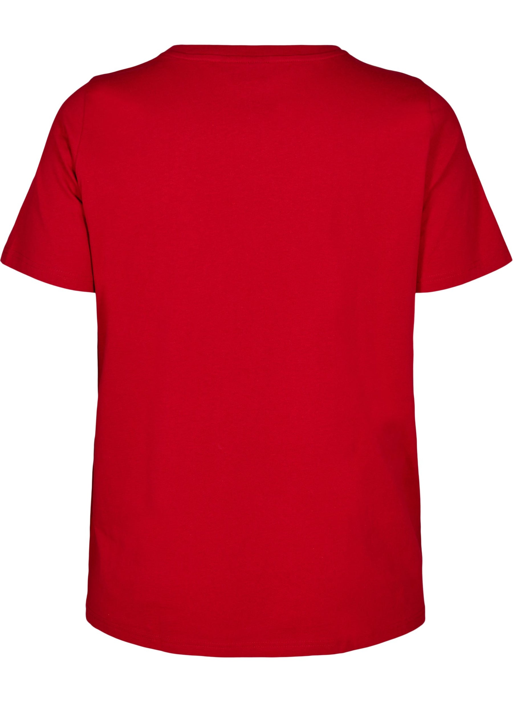 Zizzi Elin T-Shirt in Red Hearts