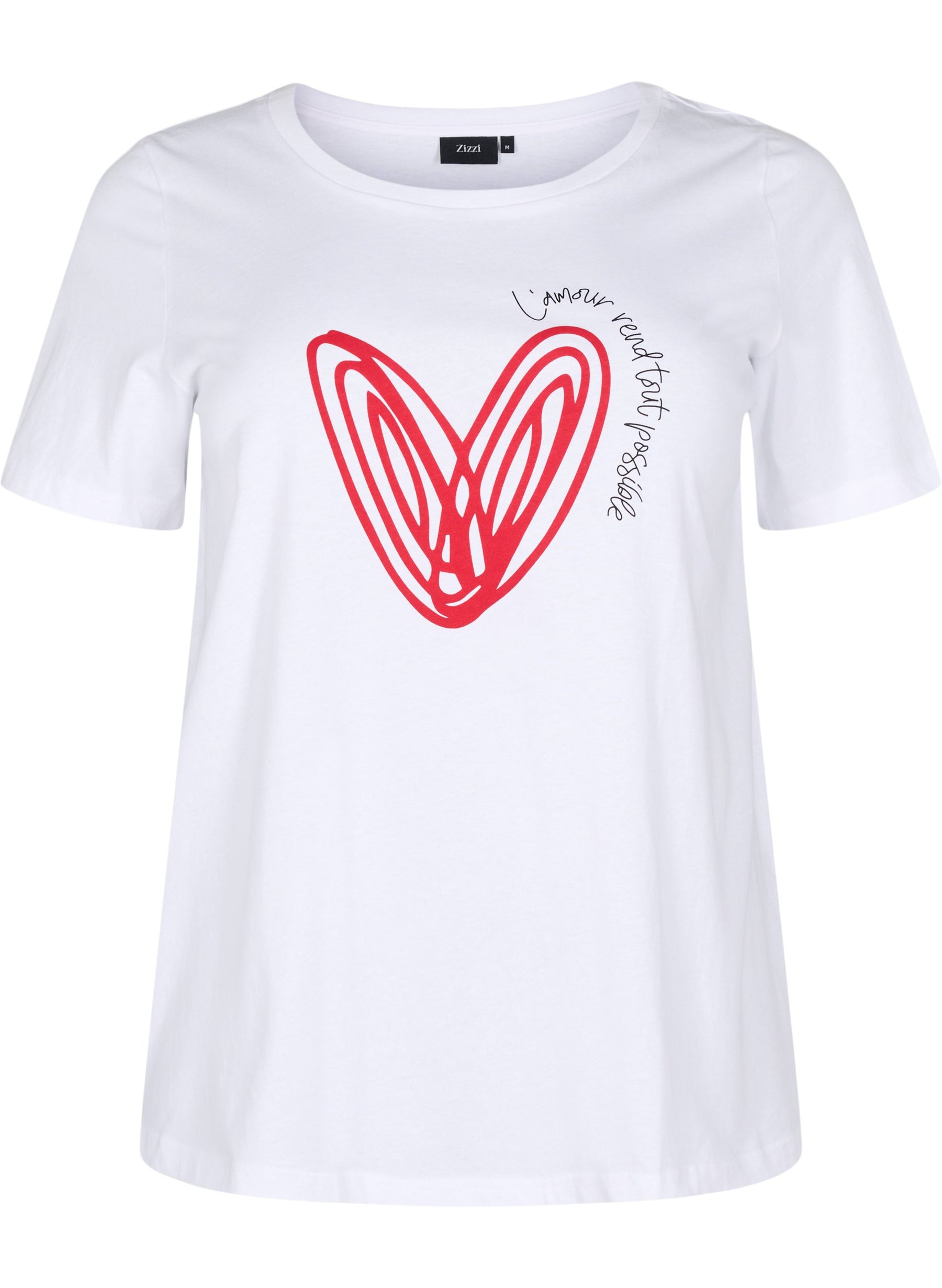 Zizzi Elin T-Shirt in White