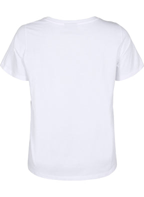 Zizzi Elin T-Shirt in White