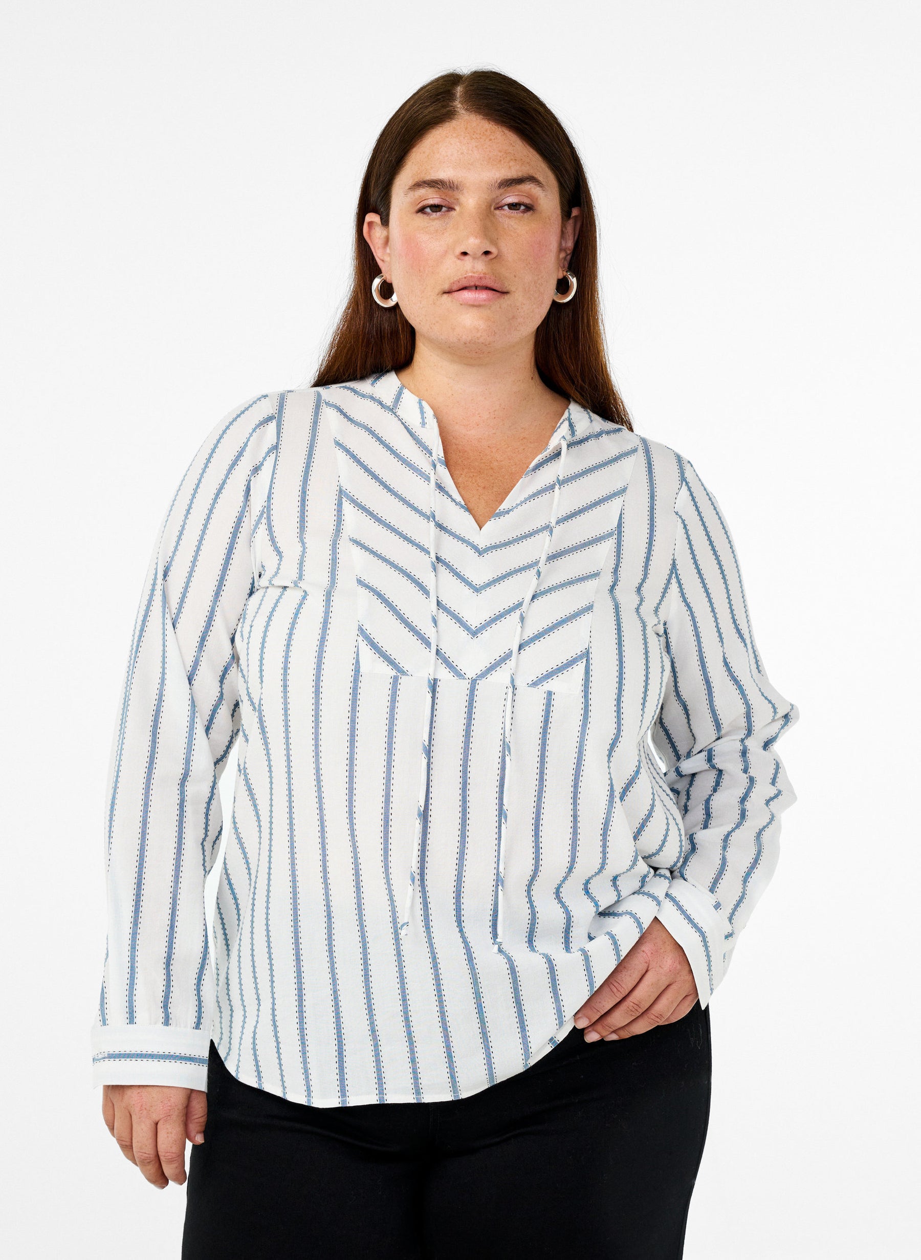 Zizzi Fia Blouse in White