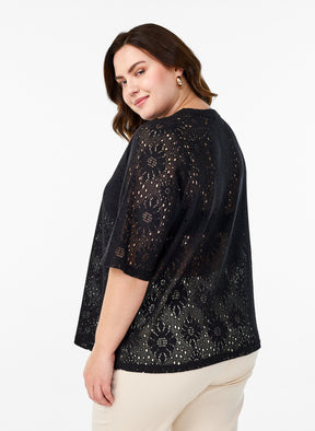 Zizzi Hitta Blouse in Black