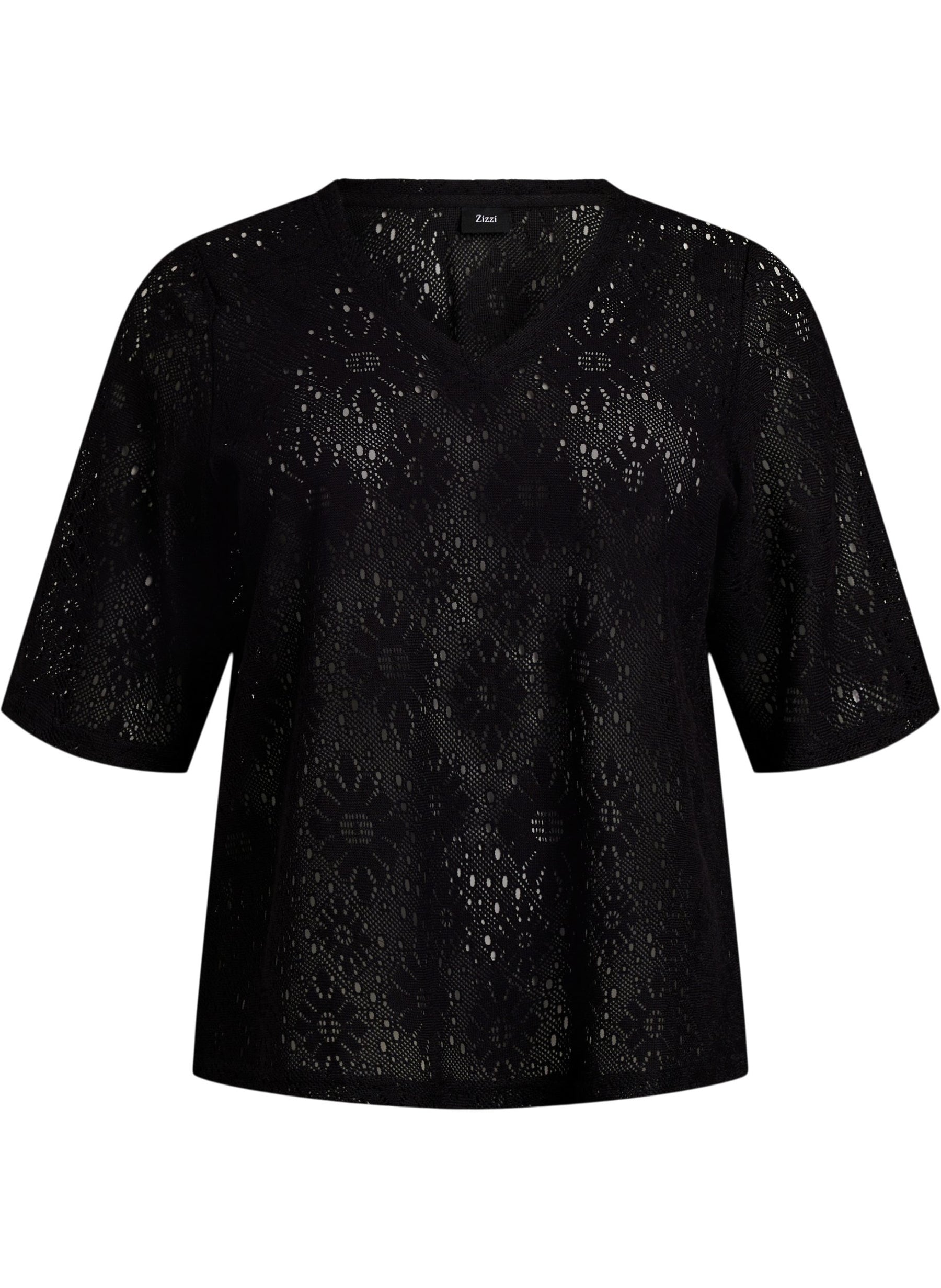 Zizzi Hitta Blouse in Black