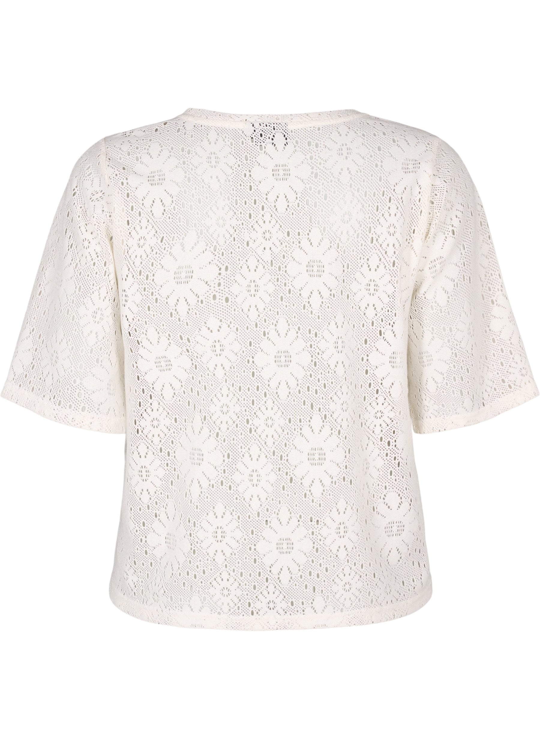 Zizzi Hitta Blouse in Cream 