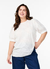 Zizzi Ricca Blouse in White