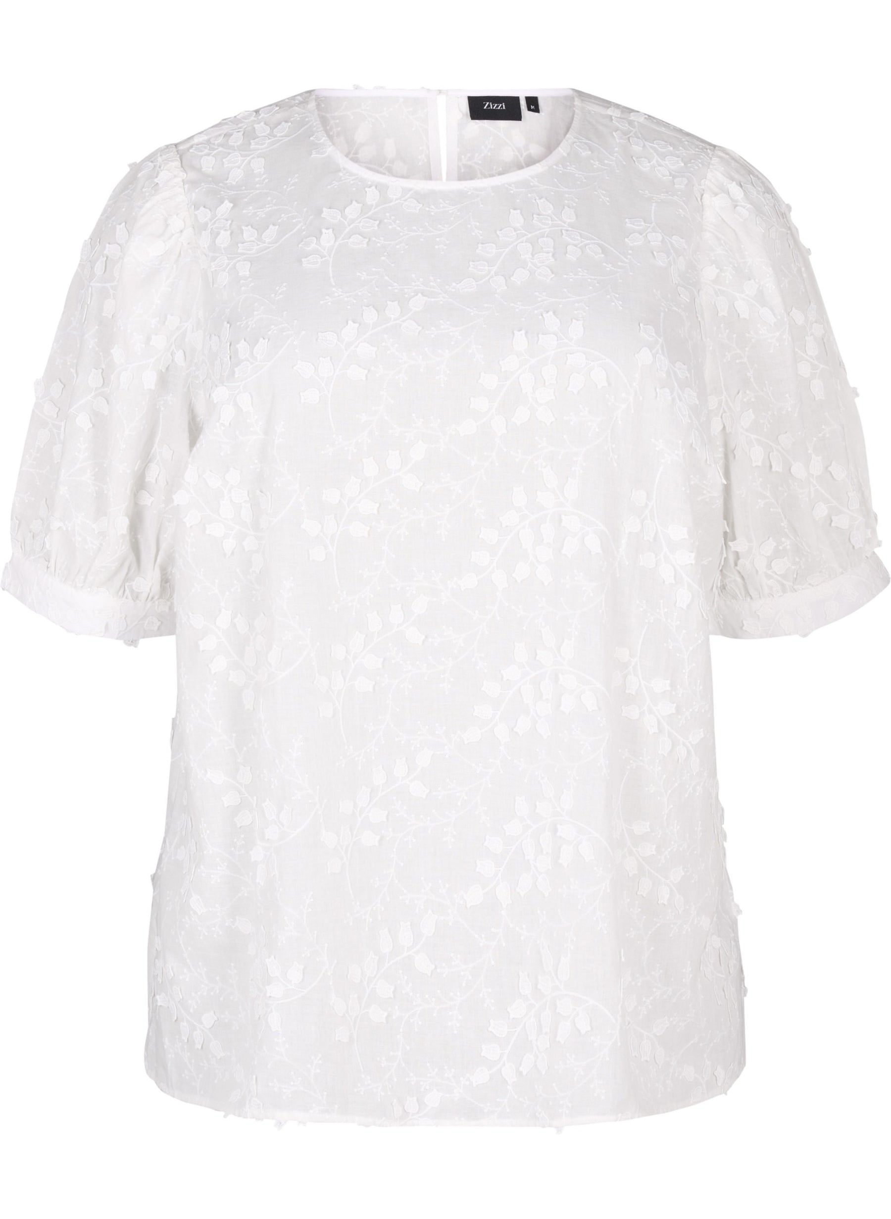 Zizzi Ricca Blouse in White