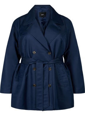 Zizzi Selin Jacket in Navy