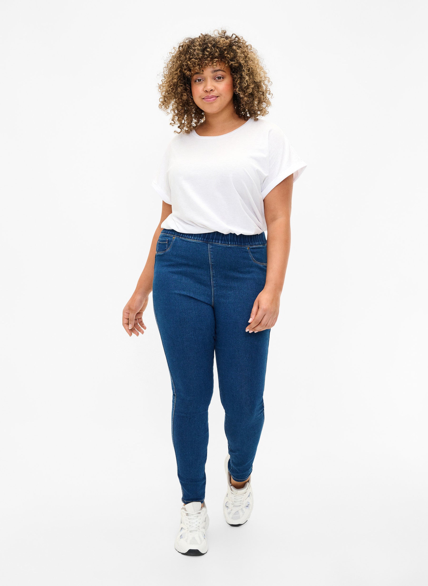 Zizzi Talia Jeggings in Blue