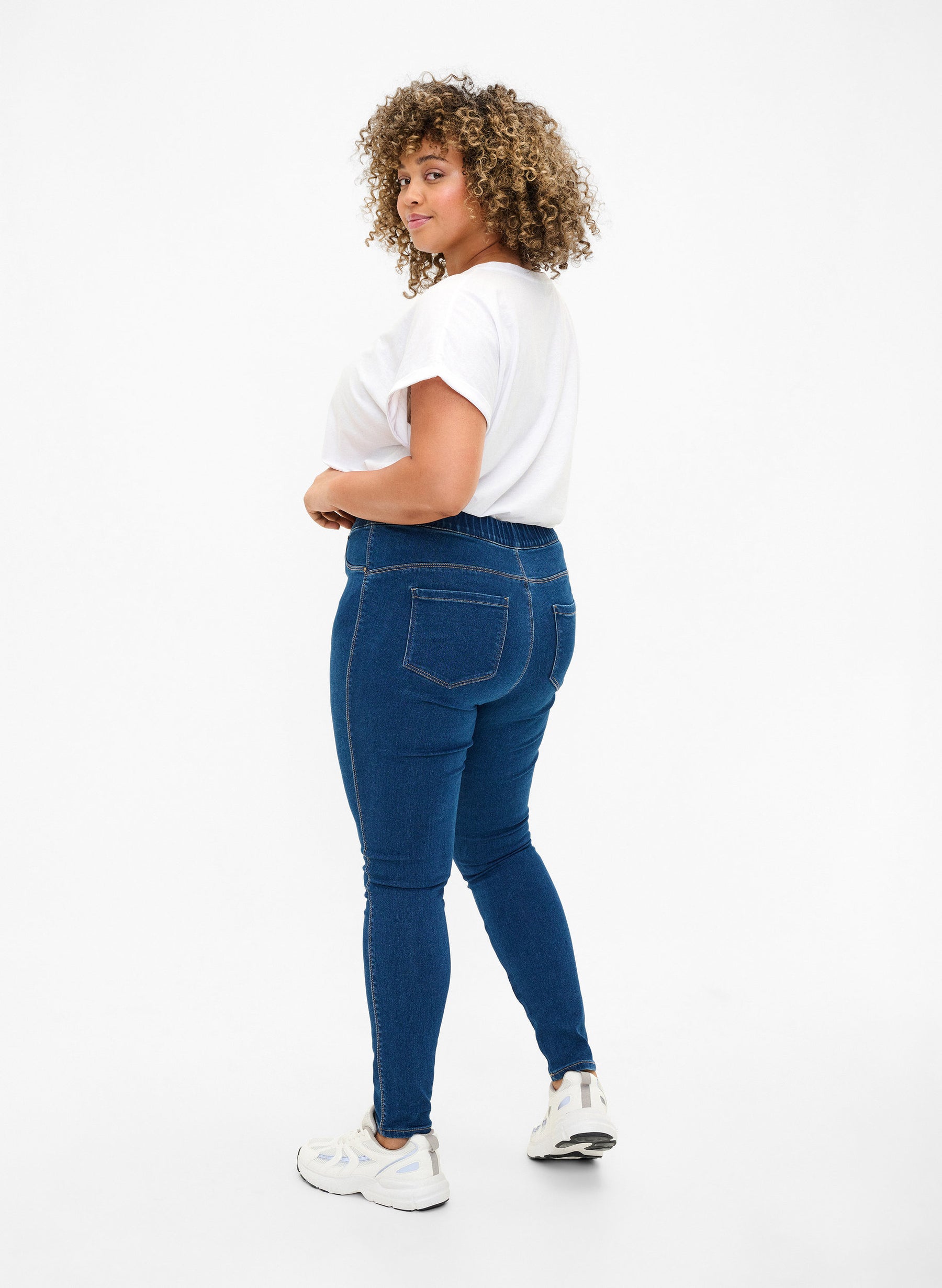 Zizzi Talia Jeggings in Blue