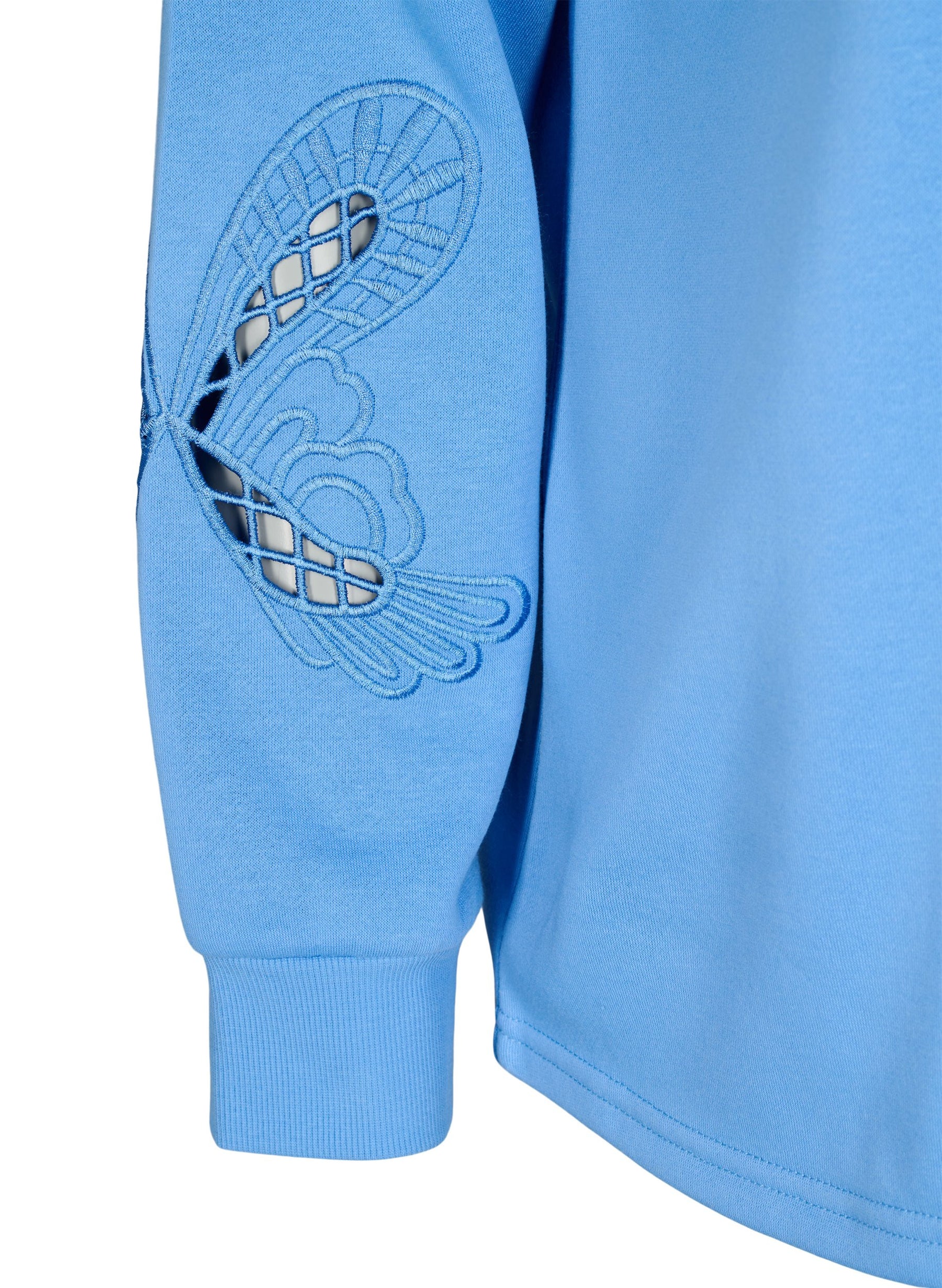 Zizzi Tilda Sweater in Blue