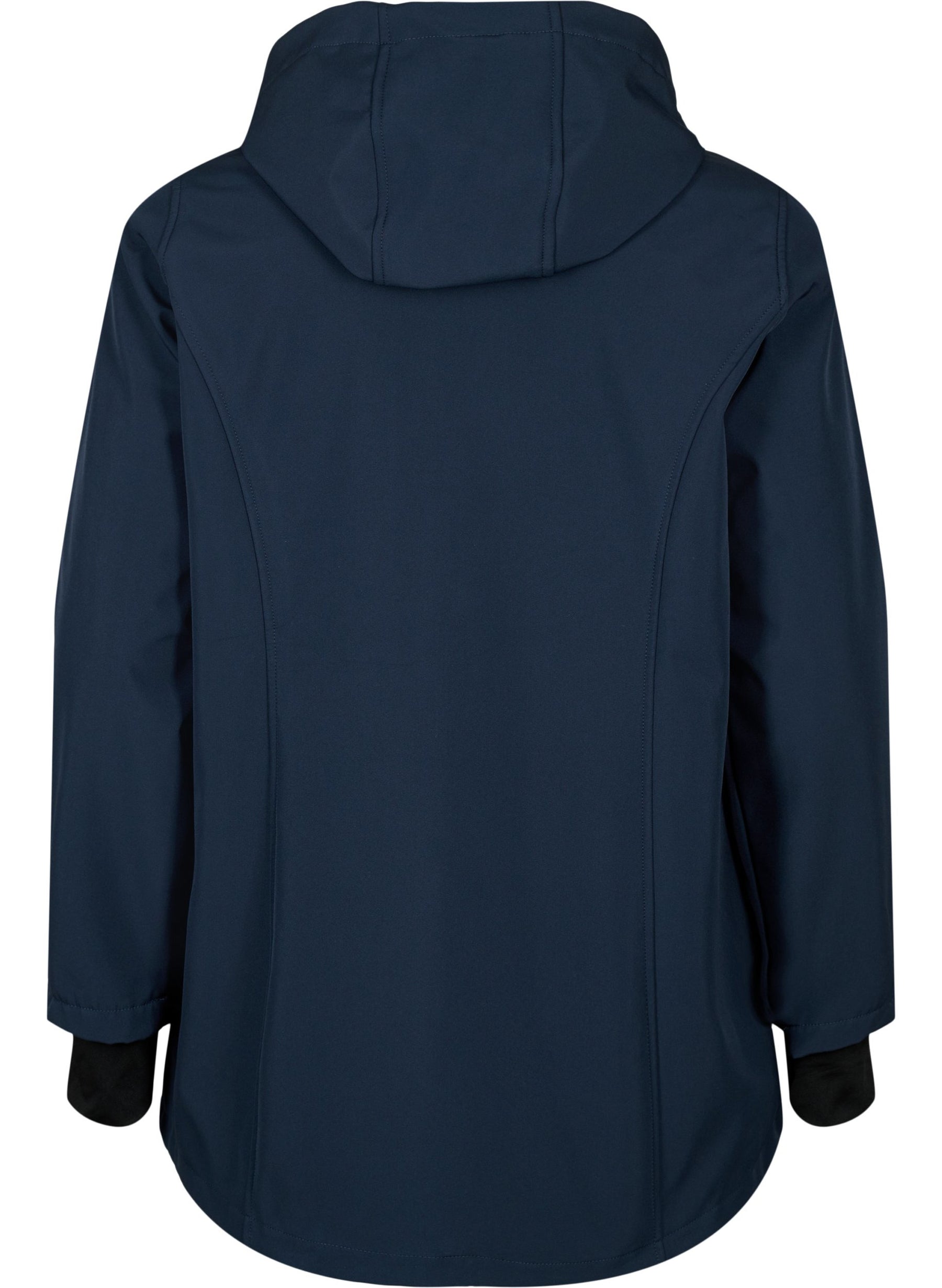 Zizzi Waterproof Jacket in Navy