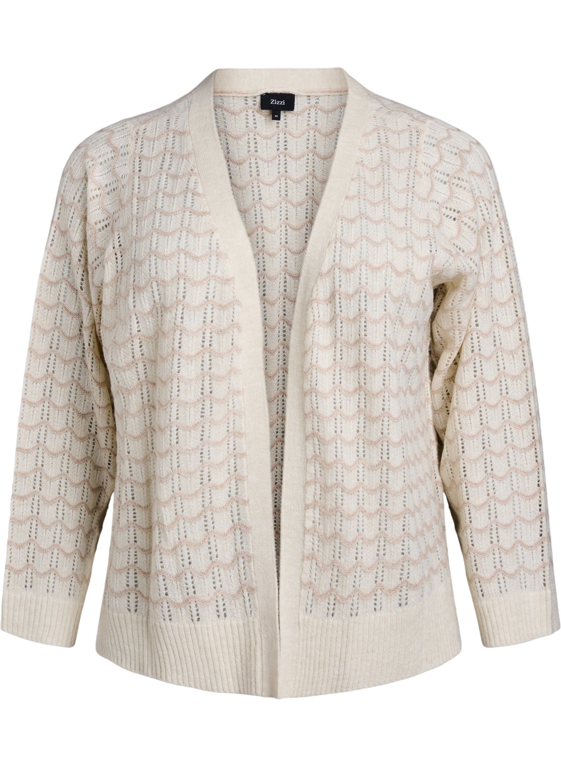 Zizzi Winnie Cardigan in Cream